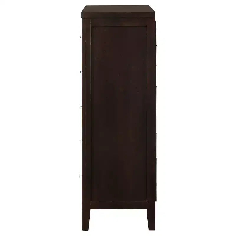 Comò a 5 cassetti in legno, cassettiera moderna, versatile per camera da letto/ufficio