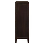 Comò a 5 cassetti in legno, cassettiera moderna, versatile per camera da letto/ufficio