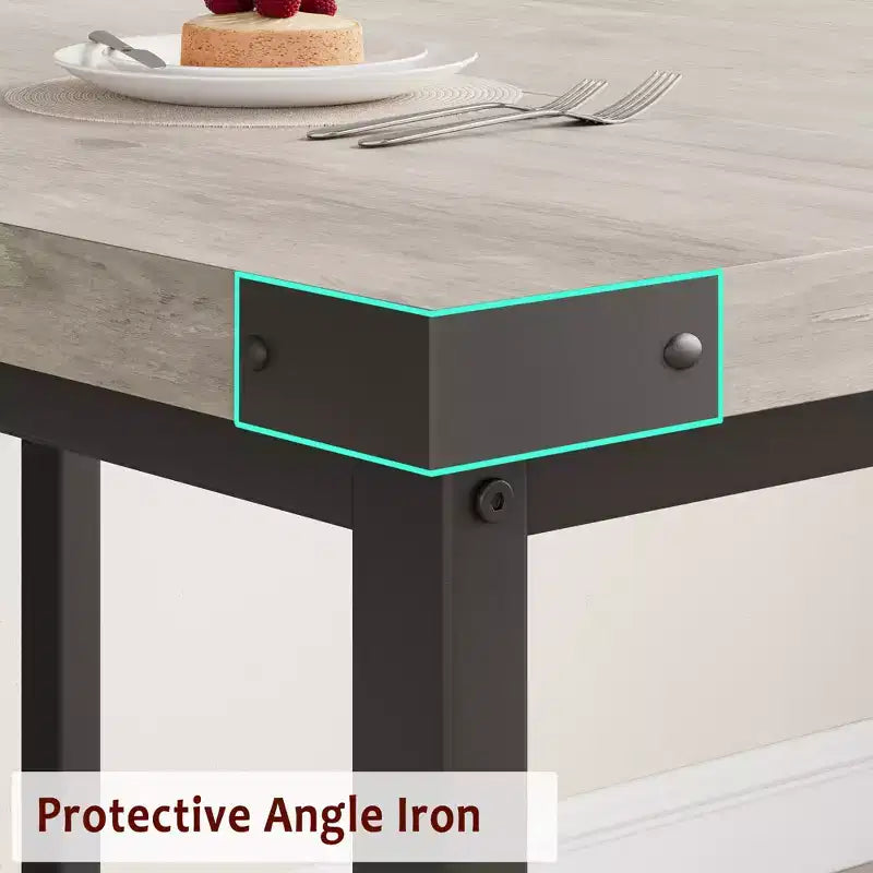 Tavolo da Pranzo Allungabile con Panca, Set Tavolo da Cucina Rettangolare Grande Allungabile da 4-6 Posti con 2 Panche Imbottite, per Appartamento, Piccolo Spazio