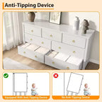 Cassettiera a 3 cassetti per camera da letto, Comò in legno con maniglie dorate, Mobile TV console multimediale, Cassettiera armadio autoportante per soggiorno