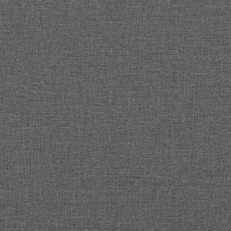 Divano Chesterfield Grigio Scuro Poliestere, legno massiccio, compensato, schiuma