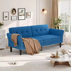 Divano Letto da 89 Pollici, Moderno Divano Letto Convertibile in ciniglia con Schienale e Braccioli Regolabili, Divanetto Oversize