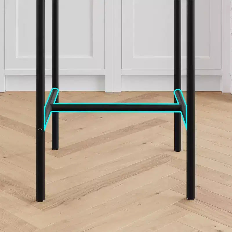 Set da Cucina Tavolo da Pranzo e Sedie per 2 con Scaffale e Sedie Imbottite, Set Tavolo da Bar per Piccoli Spazi Appartamento