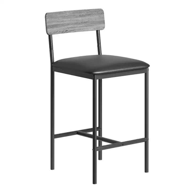 Set da Cucina Tavolo da Pranzo e Sedie per 2 con Scaffale e Sedie Imbottite, Set Tavolo da Bar per Piccoli Spazi Appartamento