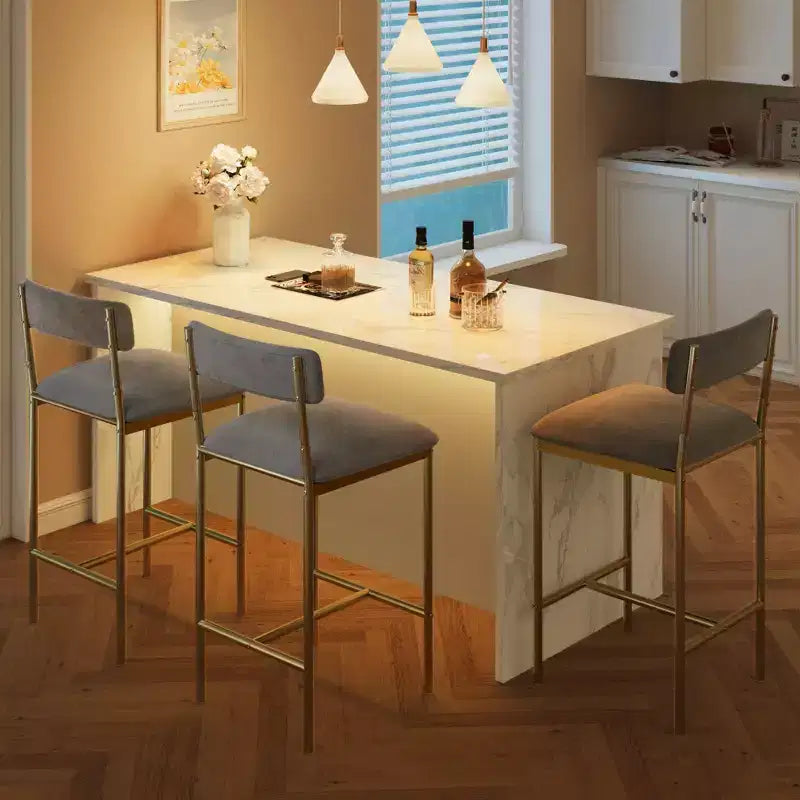 Set da Cucina Tavolo da Pranzo e Sedie per 2 con Scaffale e Sedie Imbottite, Set Tavolo da Bar per Piccoli Spazi Appartamento