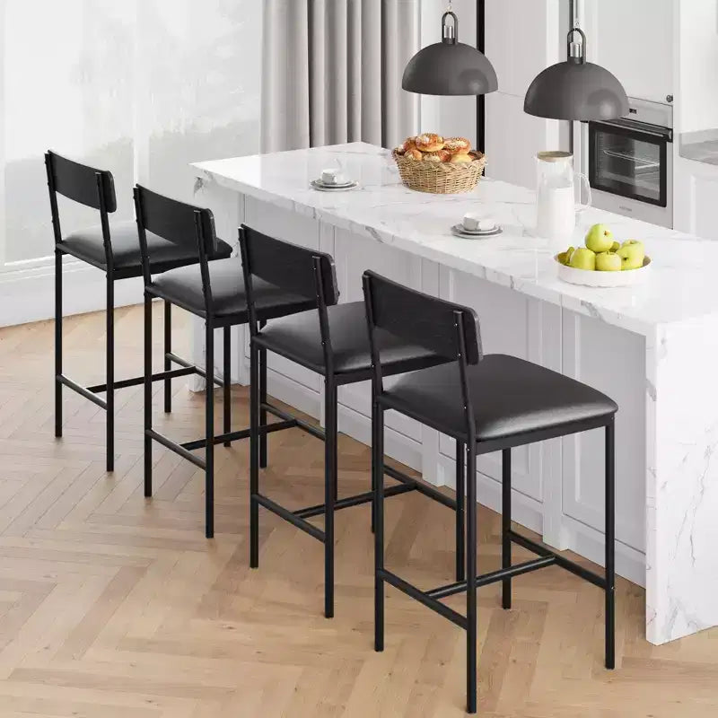 Set da Cucina Tavolo da Pranzo e Sedie per 2 con Scaffale e Sedie Imbottite, Set Tavolo da Bar per Piccoli Spazi Appartamento