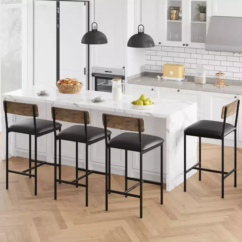 Set da Cucina Tavolo da Pranzo e Sedie per 2 con Scaffale e Sedie Imbottite, Set Tavolo da Bar per Piccoli Spazi Appartamento