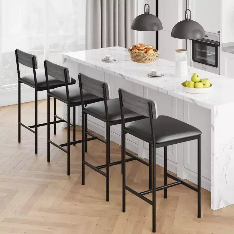 Set da Cucina Tavolo da Pranzo e Sedie per 2 con Scaffale e Sedie Imbottite, Set Tavolo da Bar per Piccoli Spazi Appartamento
