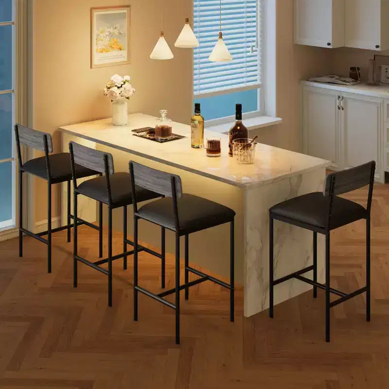 Set da Cucina Tavolo da Pranzo e Sedie per 2 con Scaffale e Sedie Imbottite, Set Tavolo da Bar per Piccoli Spazi Appartamento