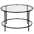 Raina Glass Top Coffee Table