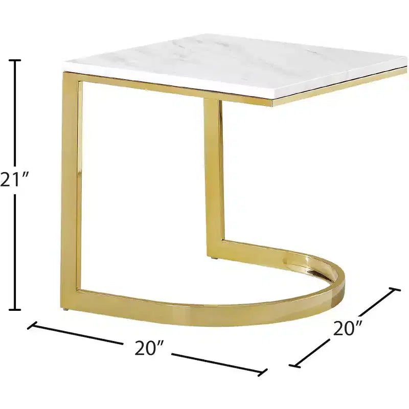 Tavolino London Gold