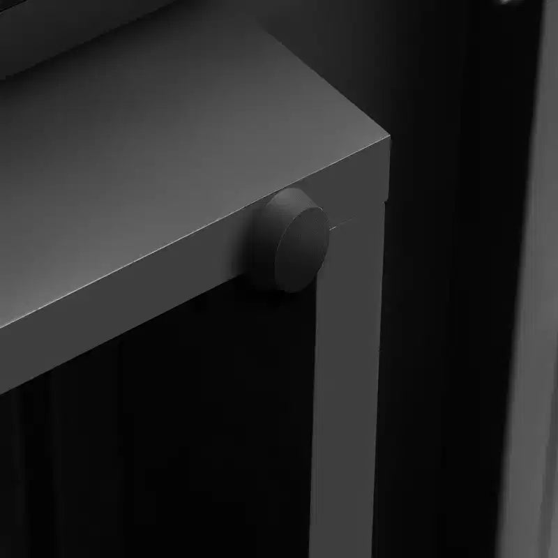 Modern 4-Door Fluted Buffet Sideboard Cabinet with Adjustable Shelves for Dining Room and Living Room