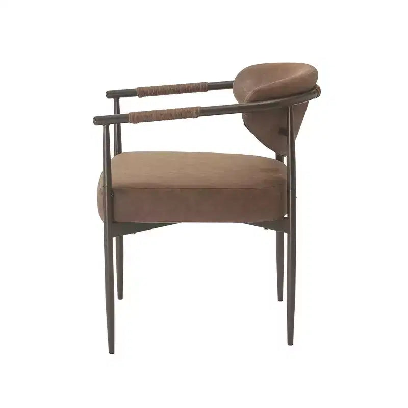 Sedie da Pranzo Moderne Imbottite con Schienale Curvo (Set da 2)