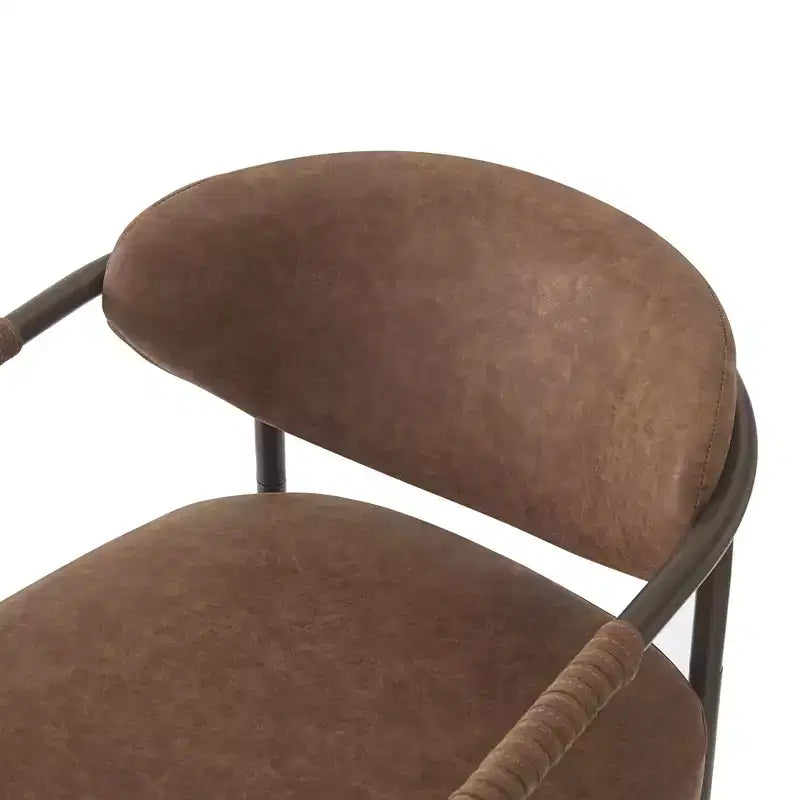 Sedie da Pranzo Moderne Imbottite con Schienale Curvo (Set da 2)