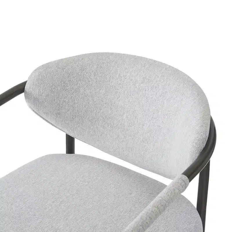 Sedie da Pranzo Moderne Imbottite con Schienale Curvo (Set da 2)