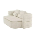 Divano letto pieghevole 2-in-1 da 75'', divano convertibile da pavimento con cuscino in schiuma e coperta multifunzionale per soggiorno, camera da letto, monolocale