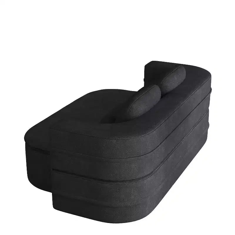 75'' 2-in-1 Foldable Sofa Bed, Convertible Floor Couch with Foam Cushion and Multi Functional Blanket for Living Room Bedroom Studio