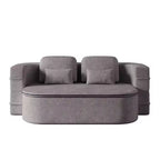 Divano letto pieghevole 2-in-1 da 75'', divano convertibile da pavimento con cuscino in schiuma e coperta multifunzionale per soggiorno, camera da letto, monolocale