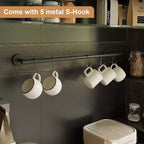 72 Mobile Dispensa - Angolo Caffè con Luci LED a 3 Colori, Ampio Spazio di Archiviazione e Ganci a S per Cucina, Sala da Pranzo